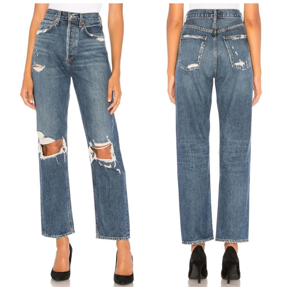 AGOLDE 90s High Rise Loose Fit Jeans Psyche